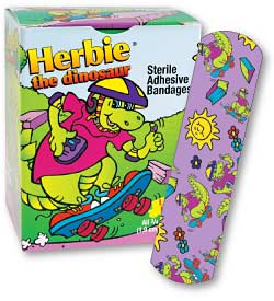 Herbie the Dinosaur<sup>&reg;</sup> Bandages