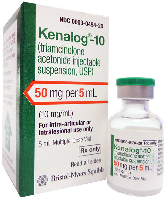 Kenalog®-10 Triamcinolone Acetonide 10 mg / mL Injection Multiple Dose Vial