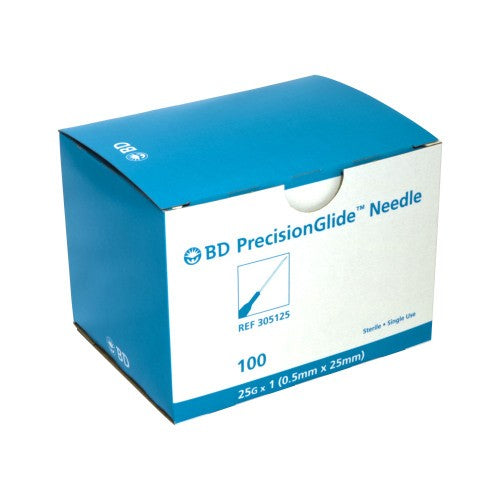 Hypodermic Needle - PrecisionGlide™ NonSafety Needle, 25 Gauge 1 Inch Length