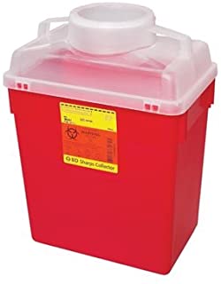 Sharps container - 2 gallon, red