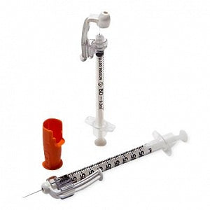 Syringe, Tuberculin with Attached Needle - SafetyGlide™ 1 mL 27 Gauge 1/2 Inch Sliding Safety Needle