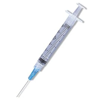 Syringe with Hypodermic Needle - PrecisionGlide™, 3 mL 23 Gauge 1 Inch Detachable Needle, NonSafety