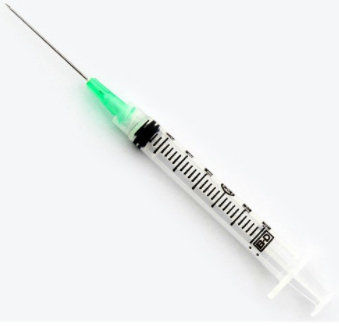 Syringe with Hypodermic Needle - PrecisionGlide™, 3 mL 21 Gauge 1 Inch Detachable Needle, NonSafety