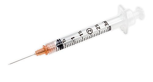 Syringe with Hypodermic Needle - PrecisionGlide™, 3 mL 25 Gauge 1-1/2 Inch Detachable Needle, NonSafety