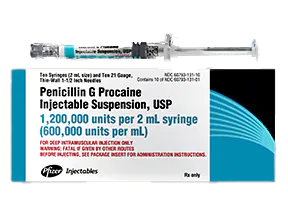 Penicillin G Procaine Injection Prefilled Syringe