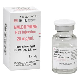 Nalbuphine HCl - 20 mg / mL Injection Vial 10 mL