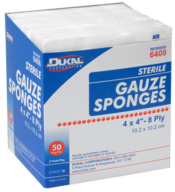 Gauze Sponges, Sterile