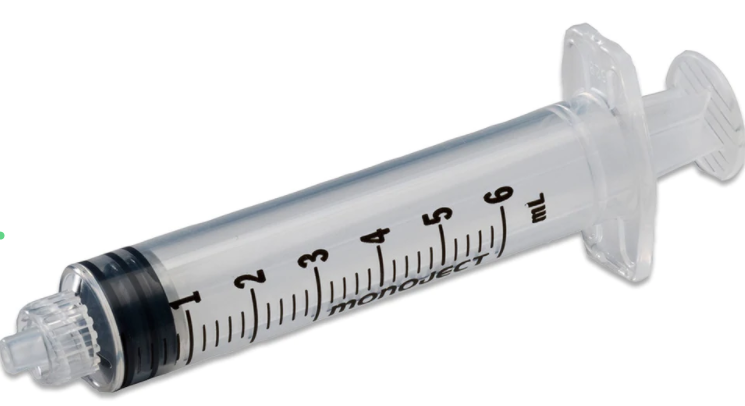 General Purpose Syringe - Monoject™ 6 mL Blister Pack with Luer Lock Tip Without Safety