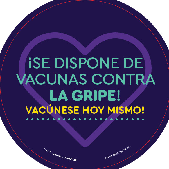 Flu Vaccines Available Clingz (Spanish)