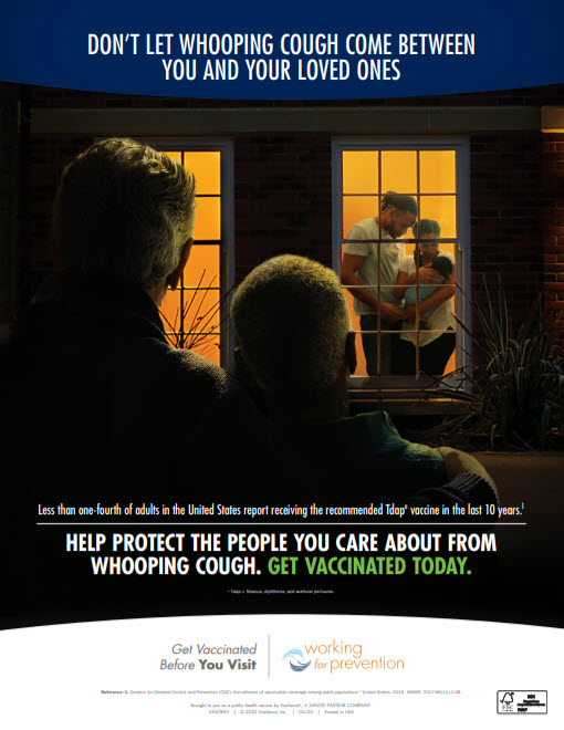 Working for Prevention Pertussis Poster 3